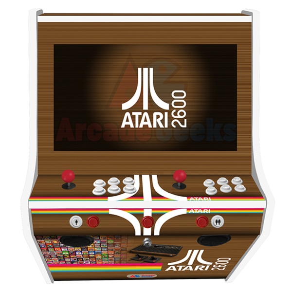 Wall Mounted 2 Player Arcade Machine - Atari Themed